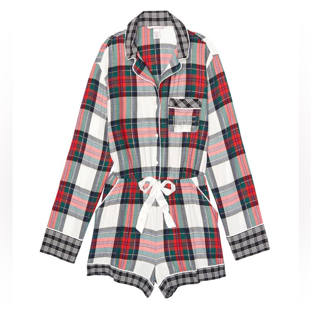 Victoria’s secret flannel romper